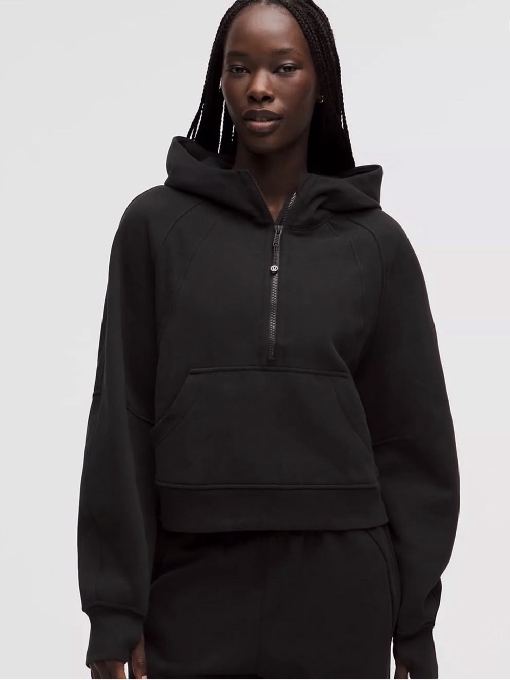 Scuba Oversized Half-Zip Hoodie